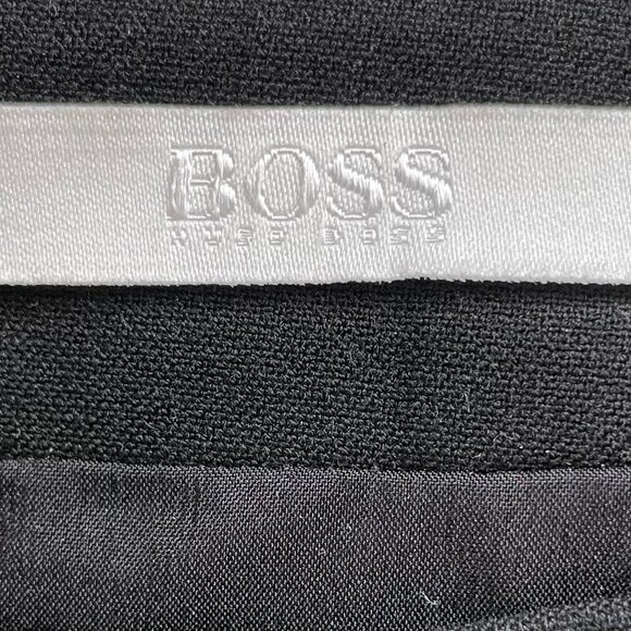 Boss Hugo Boss Vilea1 Classic Poly Viscose Blend Lined Skirt Black Sz 6 NWOT - Picture 7 of 11